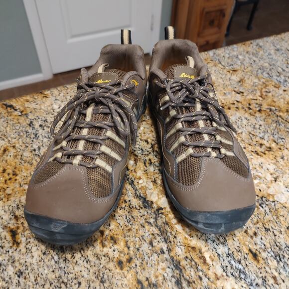 Eddie Bauer Brown Hiking Shoes Size 9 USA Model Barkley - Picture 1 of 13